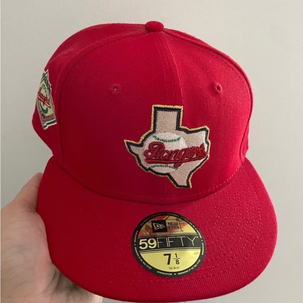 Myfitteds gas station pack Texas rangers size 7 1/8 brand new sold out